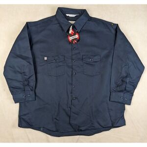 Topps FR 19-19.5 3XL Mens Shirt Work Made In‎ The USA NWT
